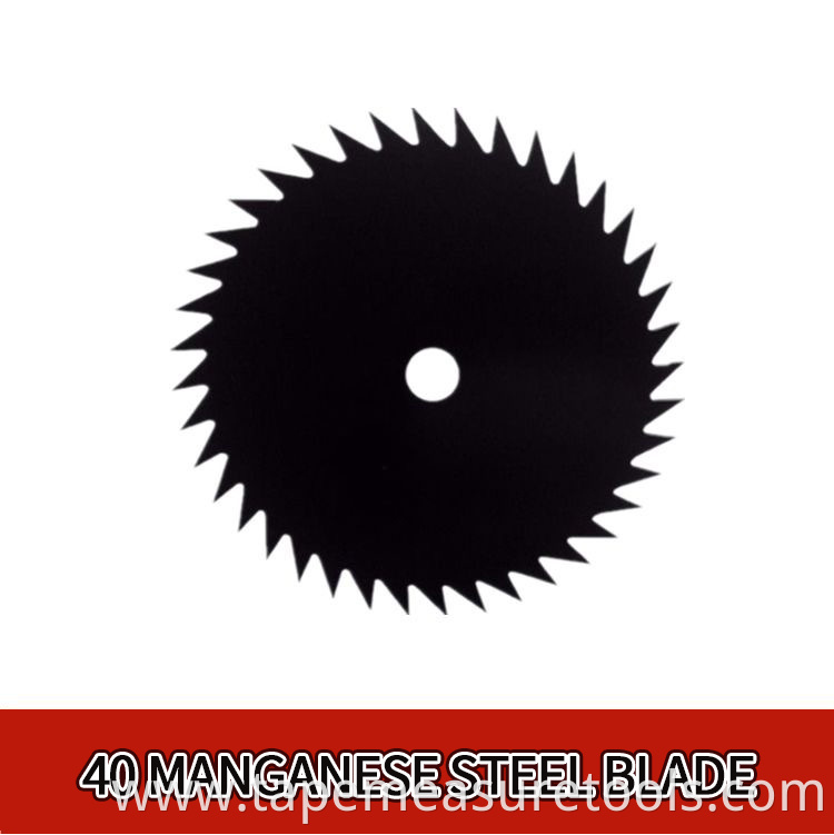 Lawn mower blade universal flat white steel alloy manganese steel circular saw blade lawn mower weeding brush cutter